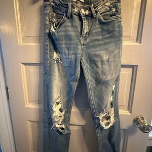 Altar'd State Light Blue Distressed Jeans